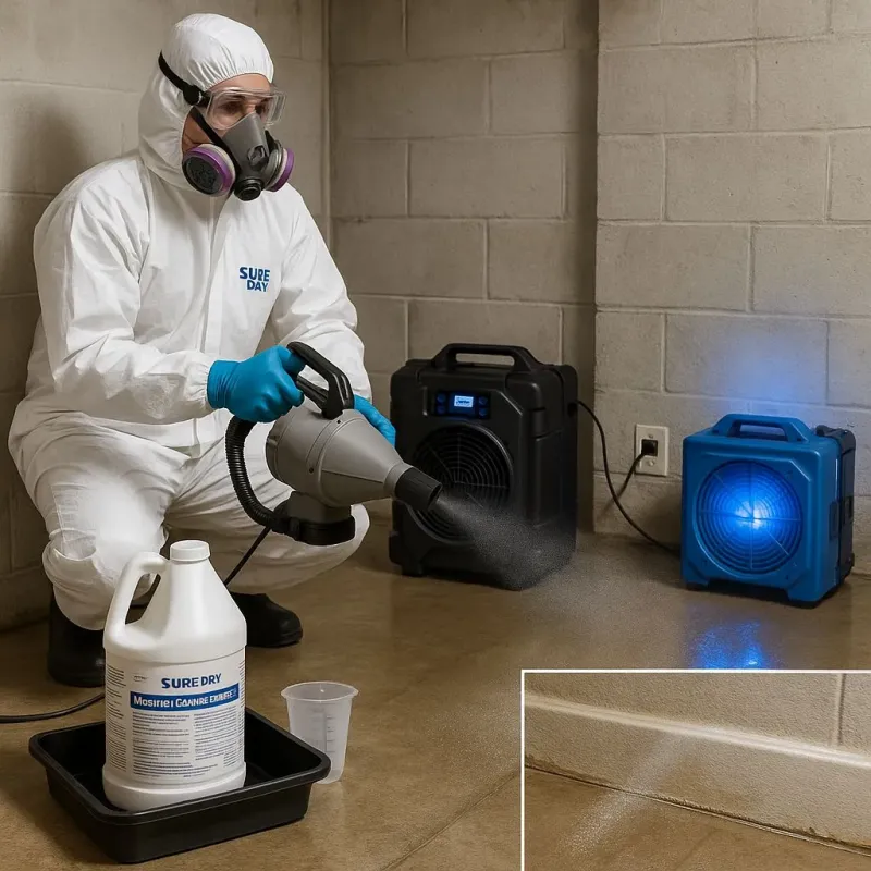 Sanitization and Odor Removal process in Bradley Beach, NJ